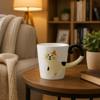 Tasse à queue de chat, tasses pour le café ou le thé