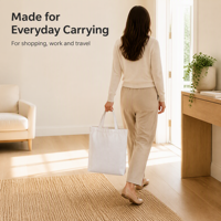 Sacs de transport en toile recyclée en gros, pochettes d'emballage personnalisées en tissu imprimé pour le shopping quotidien