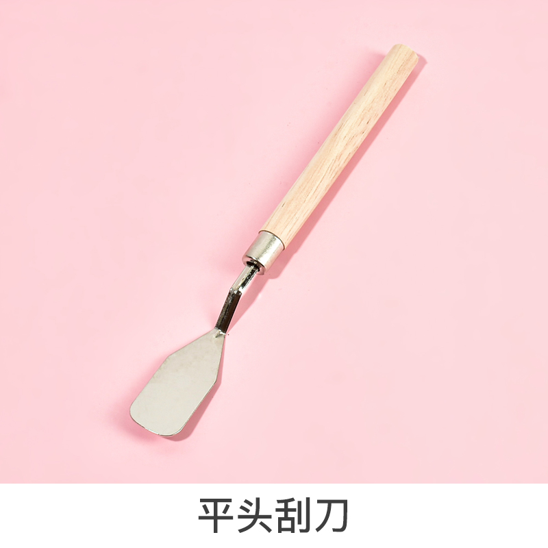 Raspador de cabeza plana