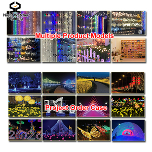 Luces LED de Lluvia de Meteoros, Tubos de Luz Impermeables para Exteriores, Decoración Navideña, Lámpara de Hadas, <span class=keywords><strong>Estrella</strong></span> Fugaz, Decoración de Jardín - Product Image 4