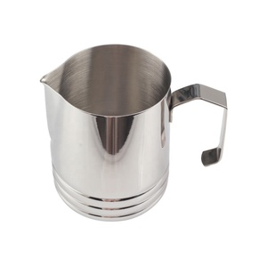 Jarra de Leche para Café Latte de Acero Inoxidable con Recubrimiento Personalizado de Fábrica, 350 ml, 600 ml, Jarra para Leche - Product Image 2