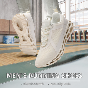 Men's Running <b>Shoes</b> US Size 13 EU Size 47-48 Blade Sole Breathable Shock Absorbing Non-Slip Outsole <b>Gym</b> Comfortable Summer - Product Image 2