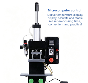 Machine de marquage à chaud multifonctionnelle pour logos, cuir, gaufrage, avec moule en cuivre et presse à chaud - Product Image 3