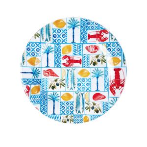 Groothandel Hoge Kwaliteit Melamine Diep Diner Bord Met Unieke Kreeft Design Oceaan Serie Voor Restaurant Gebruik - Product Image 2