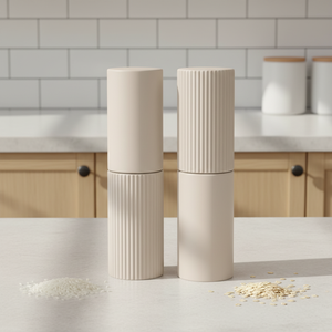 Nuevo Set de Molinillos de Sal y Pimienta de Madera Ecológicos, Regalo de Colorido Diseño, Molinillo Manual de Pimienta y <span class=keywords><strong>Salero</strong></span> para Cocina, Mesa de Comedor, Regalo de Navidad - Product Image 3