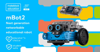 Kit de Robótica Programable con Control Remoto Wifi Makeblock mBot Neo mBot 2, Coche de Codificación Scratch y Python mBot2