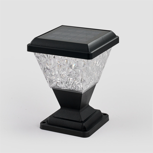 Lámpara de puerta principal Pilar Luz De Poste 250W Poste de cubierta Solar Exterior Led Bolardo de luz Lampadaire-Solair Exterieur Sur Pied - Product Image 2