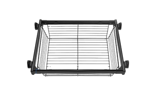 Panier de rangement télescopique épaissi en acier inoxydable, design moderne, réglable, pour armoire de cuisine et chambre à coucher, vente en gros - Product Image 3