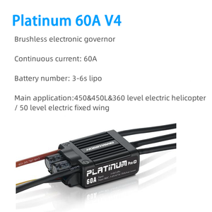 <span class=keywords><strong>Hobbywing</strong></span> Platinum Rc Avion <span class=keywords><strong>Esc</strong></span> 40A/ 60A/ 80A /<span class=keywords><strong>120A</strong></span>/ 130A/ 200A V4 Fpv Drone Brushless <span class=keywords><strong>ESC</strong></span> Drone Kit - Product Image 3