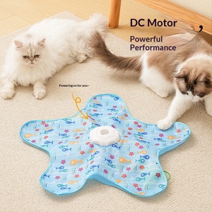 Tapis de jeu électrique pour chat, jouet interactif USB rechargeable avec baladeur caché, pour l'auto-entretenue et la réduction de l'anxiété des chatons d'intérieur - Product Image 2