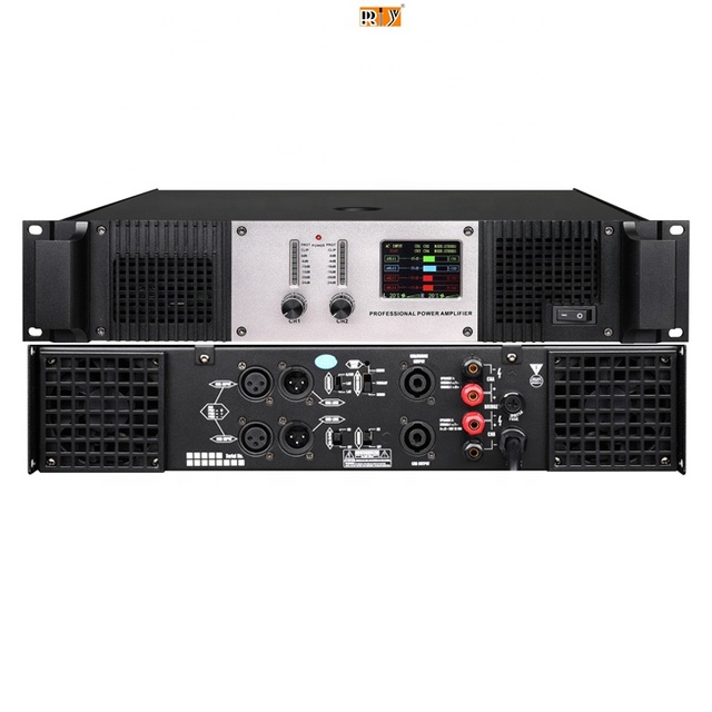 ET Series High Power 2*1800W 2U 3U 2 Channel Class H Amplifiers Audio Outdoor Performance Professional Power Amplifier