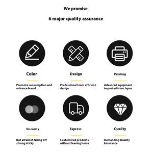 Étiquettes alimentaires autocollantes en papier couché personnalisé avec logo produit imprimé UV, étiquettes d'instructions, autocollants - Product Image 2