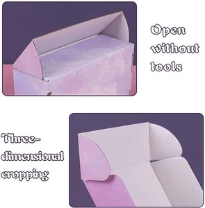 <strong>Christmas</strong> Shipping Boxes, 6x6x2 Inch Recyclable Corrugated Cardboard Gift Boxes, Literature <strong>Box</strong> Mailer for Small Business - Product Image 4