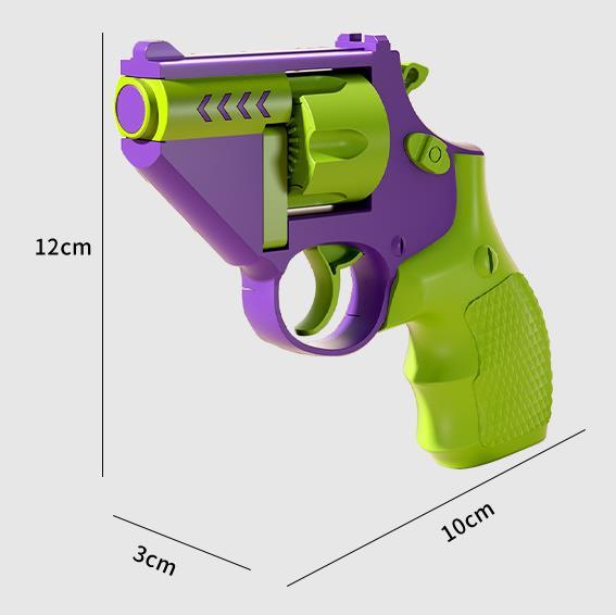 VP366 Plastic Revolver Soft Gun 3D Decompression Decompress Turnip
