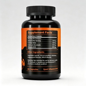 <span class=keywords><strong>Vitamine</strong></span> <span class=keywords><strong>B15</strong></span> Sportive, Gluconate de Calcium, Renforcement Sanguin, Apport d'Oxygène, Endurance, Force, Puissance, Absorption Rapide - Product Image 2