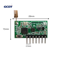 QIACHIP 868Mhz 4CH Interrupteur de télécommande sans fil intégré de réception et de transmission RF pour module Maison intelligente DIY