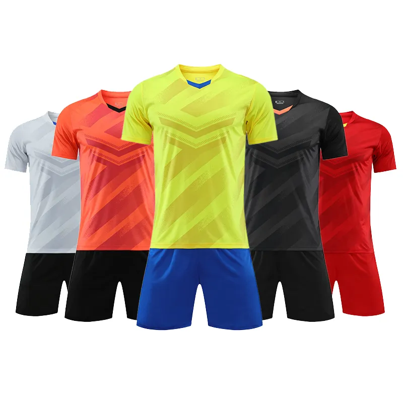 Sıcak satış 5xl artı boyutu futbol tişörtü hızlı kuru nefes çocuk futbolu üniforma