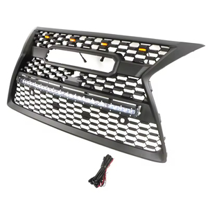 Parrilla Delantera ABS con Luz/Barra de Luz para Automóviles 2014-2021, Compatible con Gx460 Harrie - Product Image 3