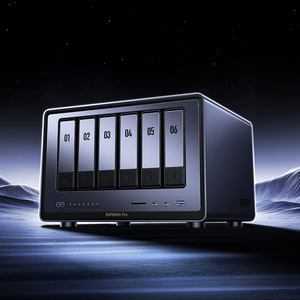 DXP6800 Pro เครื่อง NAS แบบตั้งโต๊ะ 6 ช่องใส่ฮาร์ดดิสก์, ซีพียู I5 1235u 10-Core, แรม 8GB DDR5, SSD 128G, 2 พอร์ต 10GbE, 2 ช่องเสียบ M.2 NVMe, รองรับ 8K Storag Network St - Product Image 3