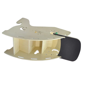 Kidpik polivalente sedia di alimentazione regolabile scrittura lavagna bilancia in legno scala alta sedia di alimentazione del bambino - Product Image 4