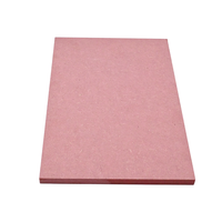 Tablero MDF FR BS476 Clase 1 Retardante de Fuego, Núcleo Rojo E0, Contrachapado Ecológico Moderno para Dormitorio, Puertas Ignífugas para Supermercados