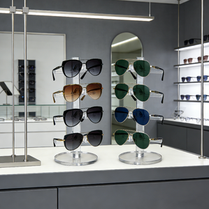 ชั้นวางแว่นตาทรงกระบอก ชั้นวางแว่นกันแดด ชั้นวางแว่นตาแบบเจล สำหรับวางบนเคาน์เตอร์  ที่วางแว่นตาอะคริลิค - Product Image 3