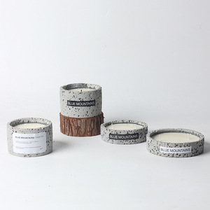 Blue Mountains Cement Candle Cup Soy Wax Handmade Aromatic <b>Diffuser</b> Home Decor 11x7cm 3.5x14cm 3.5x12cm - Product Image 1