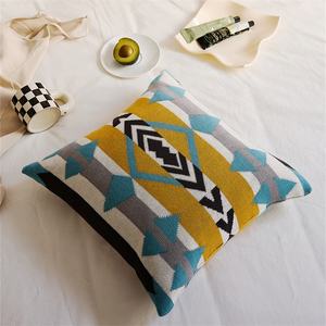 批发新款提花100% 棉波西米亚风格家居装饰针织枕头<span class=keywords><strong>MNG</strong></span> - Product Image 6