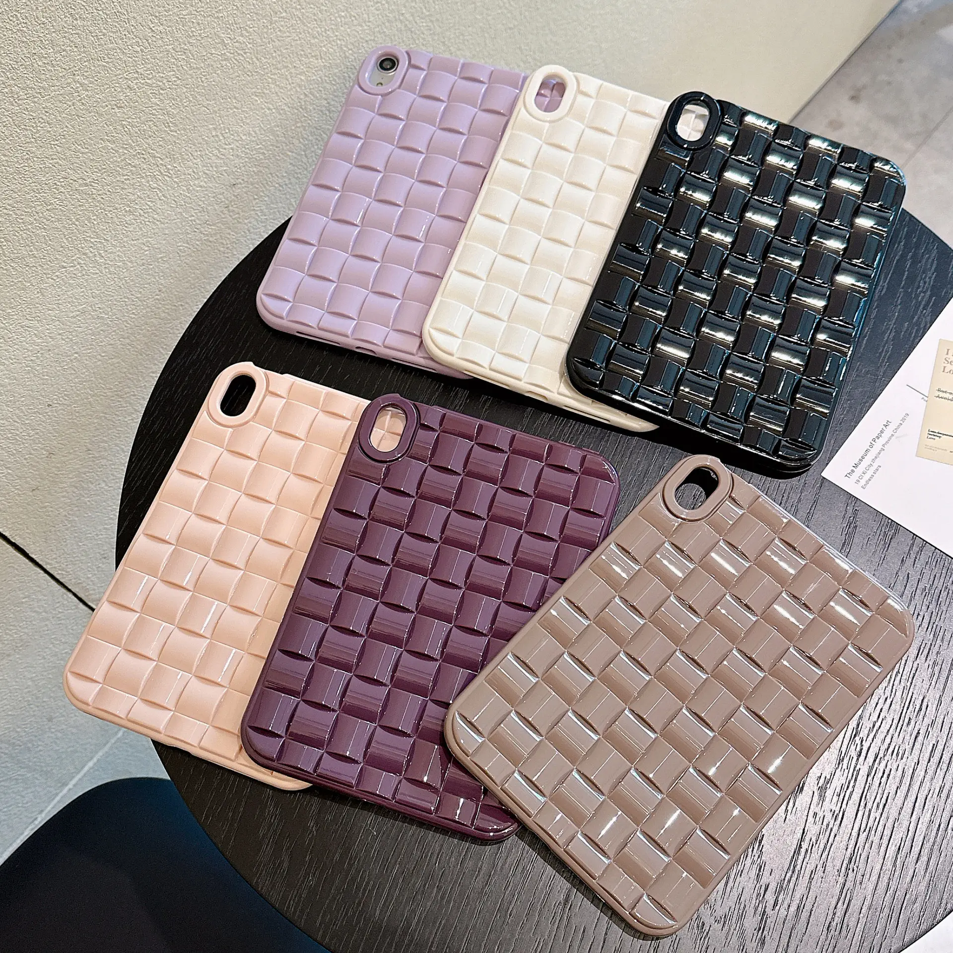 New Style Pastel Color Weave Style cases for iPad Pro 11 2021 Case For iPad Jelly Silica Gel Tablet Cover