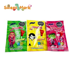 Sucettes Halal aux Fruits Yoletas en Forme de <span class=keywords><strong>Pied</strong></span> avec <span class=keywords><strong>Poudre</strong></span> Pétillante - Product Image 5