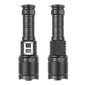 Yunmai Rechargeable <b>Flashlight</b> XHP70 LED Digital Display Zoomable Long Range Tactical <b>Torch</b> - Product Image 5