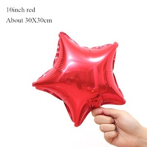 Ballon en aluminium en forme d'étoile à cinq branches de 18 pouces, ballon en feuille pour décoration de Noël, de <span class=keywords><strong>mariage</strong></span> ou de fête - Product Image 5