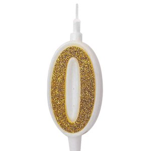 Brillo de oro en <span class=keywords><strong>polvo</strong></span> 0-9 pastel de cumpleaños Digital fiesta Topper vela para Ramadán Diwali Halloween hecho <span class=keywords><strong>cera</strong></span> de parafina escaparate - Product Image 1