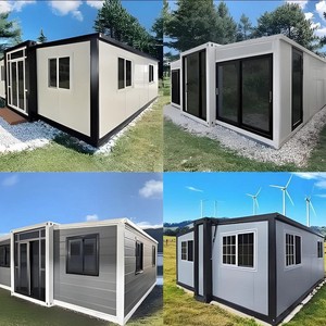 Maison triangulaire moderne préfabriquée, cabane en A, maison en bois minimaliste, petite maison portable pour <span class=keywords><strong>location</strong></span> de vacances. - Product Image 2