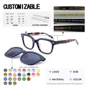 Lunettes de soleil à clipser pour hommes UV400, monture complète œil de chat – Légères et durables, protection UV, idéales pour les voyages - Product Image 4