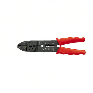 Plier <b>Wire</b> <b>Stripper</b> Crimper 8 In 1 Multi Tool With Red Handle For <b>Electrical</b> Work - Product Image 2