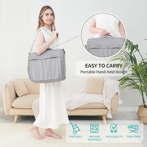 Coussin <span class=keywords><strong>de</strong></span> table à langer en mousse imperméable pour l'extérieur, couverture antidérapante douce, <span class=keywords><strong>lit</strong></span> <span class=keywords><strong>de</strong></span> voyage, matelas à langer portable pour <span class=keywords><strong>bébé</strong></span> - Product Image 6