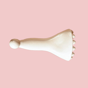 2025 Muscle Fascia Tool Creamic Guasha Tablero de cuerpo completo Masajeador de pies Gua Sha Stones Natural Moon Shape Cup Scraper - Product Image 4