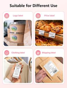 <span class=keywords><strong>Imprimante</strong></span> d'étiquettes thermiques Phomemo, 241BT 4X6 <span class=keywords><strong>Imprimante</strong></span> d'étiquettes d'expédition sans fil pour les petites entreprises - Product Image 5