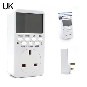 Manhua Electronic Digital Timer Switch 24-stunde Cycle EU UK US FR Plug Intelligent Home Timer Socket