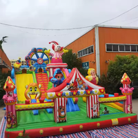 Nouvelle Conception Château Gonflable Grande Roue de Ferris avec Toboggan en PVC de Haute Qualité pour Amusement Intérieur et Extérieur Prix Usine Vente Chaude