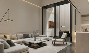 Plano de Apartamento Contemporáneo, Diseño de Estudio Minimalista, Diseño Arquitectónico con Planificación de Espacios <span class=keywords><strong>y</strong></span> Visualizaciones en 3D - Product Image 1
