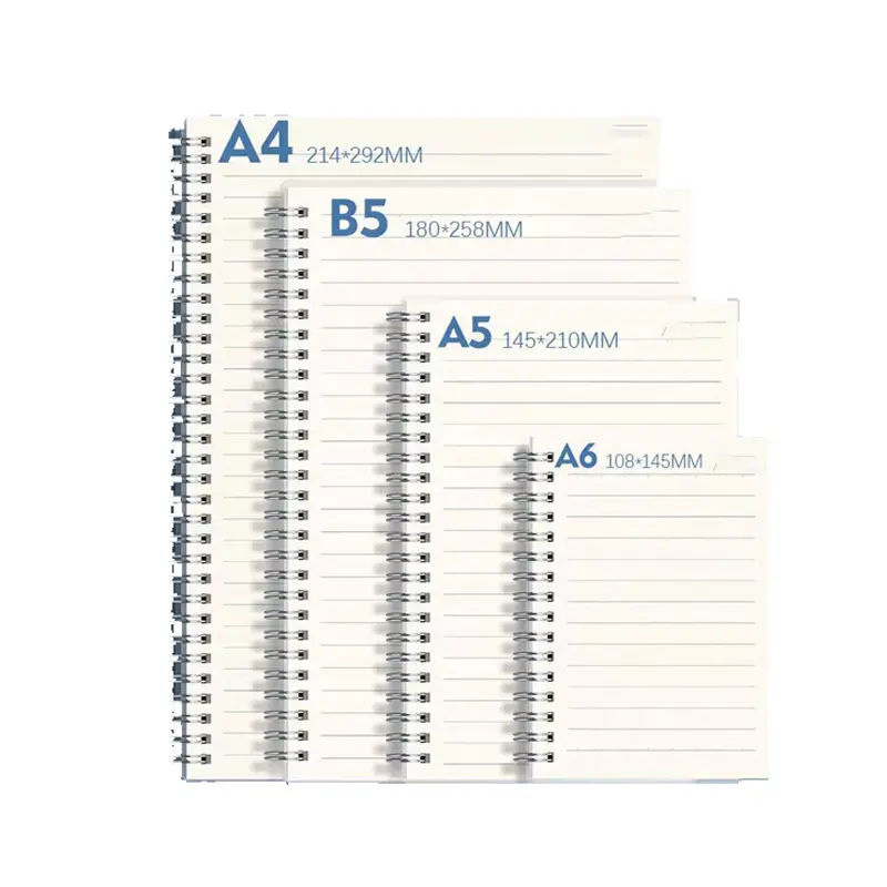 Op Maat Gemaakte Pp-Hoes Kantoorartikelen A4 A5 B5 Losbladige Bindmiddel Logo Gevoerd Notitieblok Verkoop Fabricage Schoolplanner Notebook