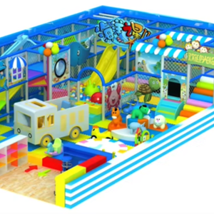 2025 aire de jeux intérieure sur le thème de l'océan <span class=keywords><strong>parc</strong></span> d'attractions du centre commercial avec trampoline et équipement de toboggan pour piscine à balles - Product Image 1