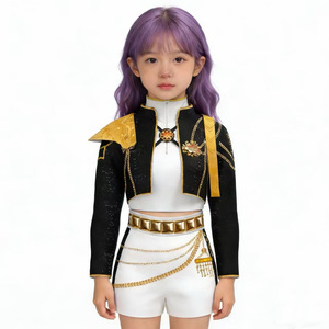 Conjunto de Pantalones Cortos para Niñas, Diseño de Cazadora de Demonios, Estampado 3D, Poliéster, 2025 - Product Image 6