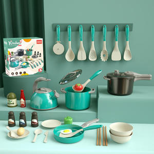 Ensemble de jouets de cuisine pour enfants avec fonction de simulation, modèle d'ustensiles de cuisine pour la maison, jouet interactif, puzzle, accessoire de jeu de rôle de simulation - Product Image 2