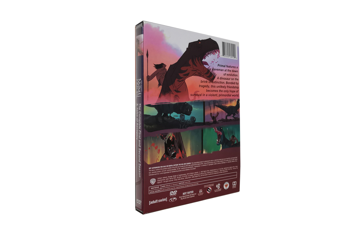 Genndy Tartakovsky's Primal Season 1-3 DVD Box Set - Wholesale