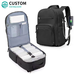 Sac à dos de voyage d'affaires Fuliya personnalisé unisexe grande capacité, étanche, pour <span class=keywords><strong>ordinateur</strong></span> portable, avec port USB et antivol, pour hommes et femmes - Product Image 1