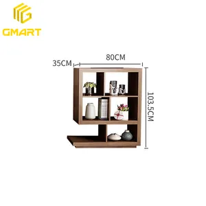 Gmart 2022新款简约时尚客厅家具套装可伸缩侧面媒体控制台电视桌电视桌电视支架橱柜带抽屉