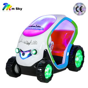 Manège pour enfants à monnayeur, 2 places, en fibre de verre, avec jeu vidéo de course automobile 3D d'intérieur haut de gamme, pour centres commerciaux - Product Image 1